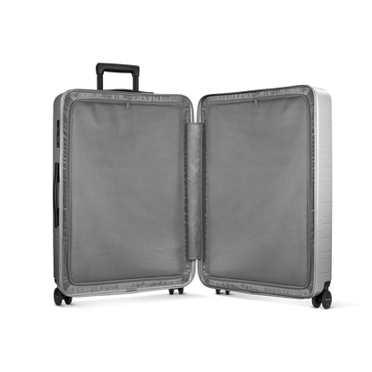Koffer Essential Light Quartz Grau Innenansicht - Hartschale Polycarbonat Leicht Robust - Horizn Studios