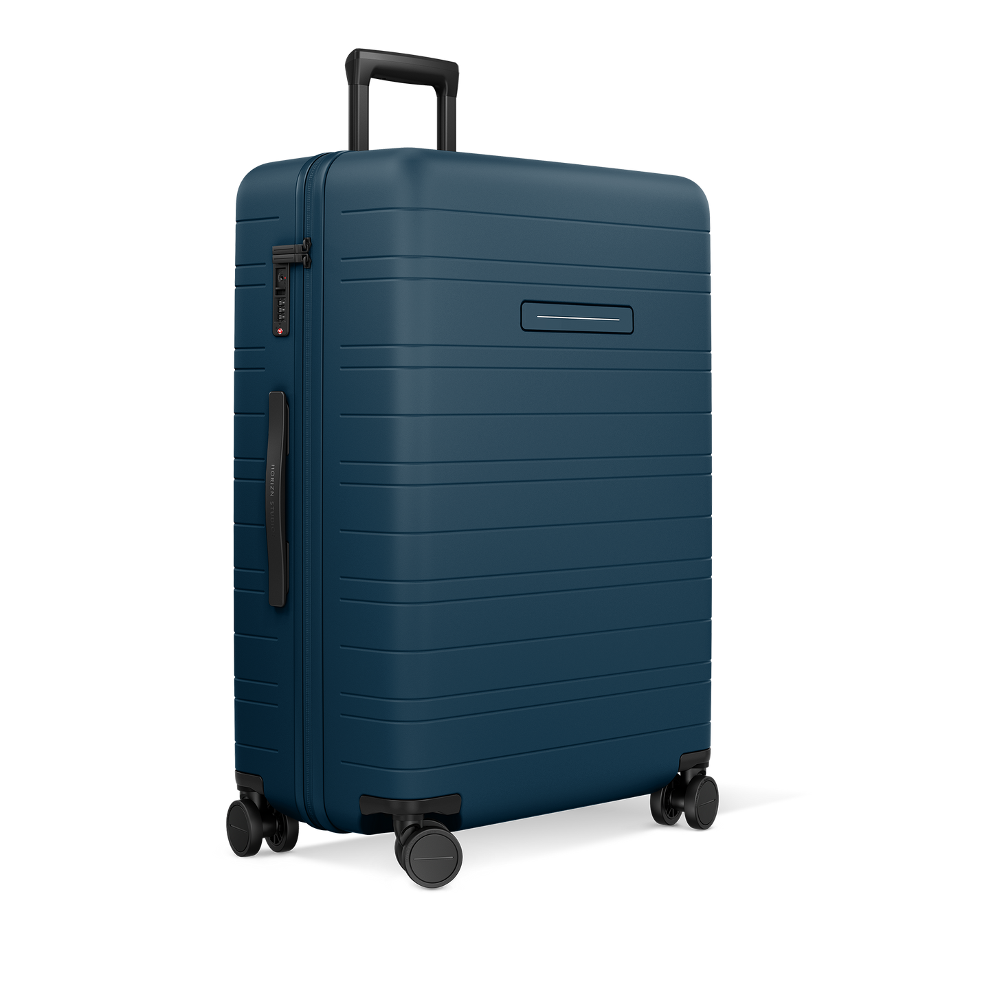 H7 GO Reisegepäck groß River Blue - Schrägansicht mit 360°-Rollen