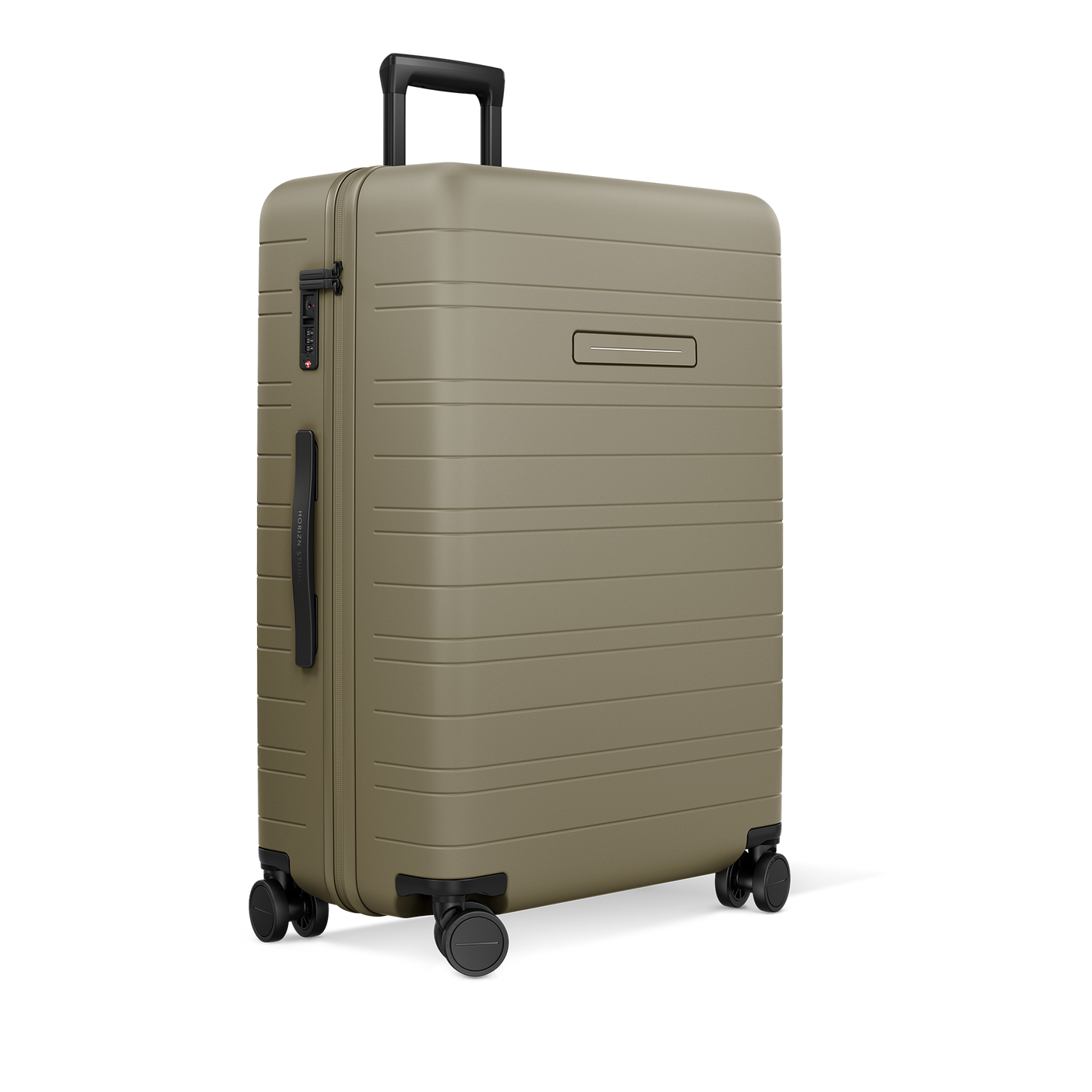 H7 GO Reisegepäck groß Timber Wood - Schrägansicht mit 360°-Rollen