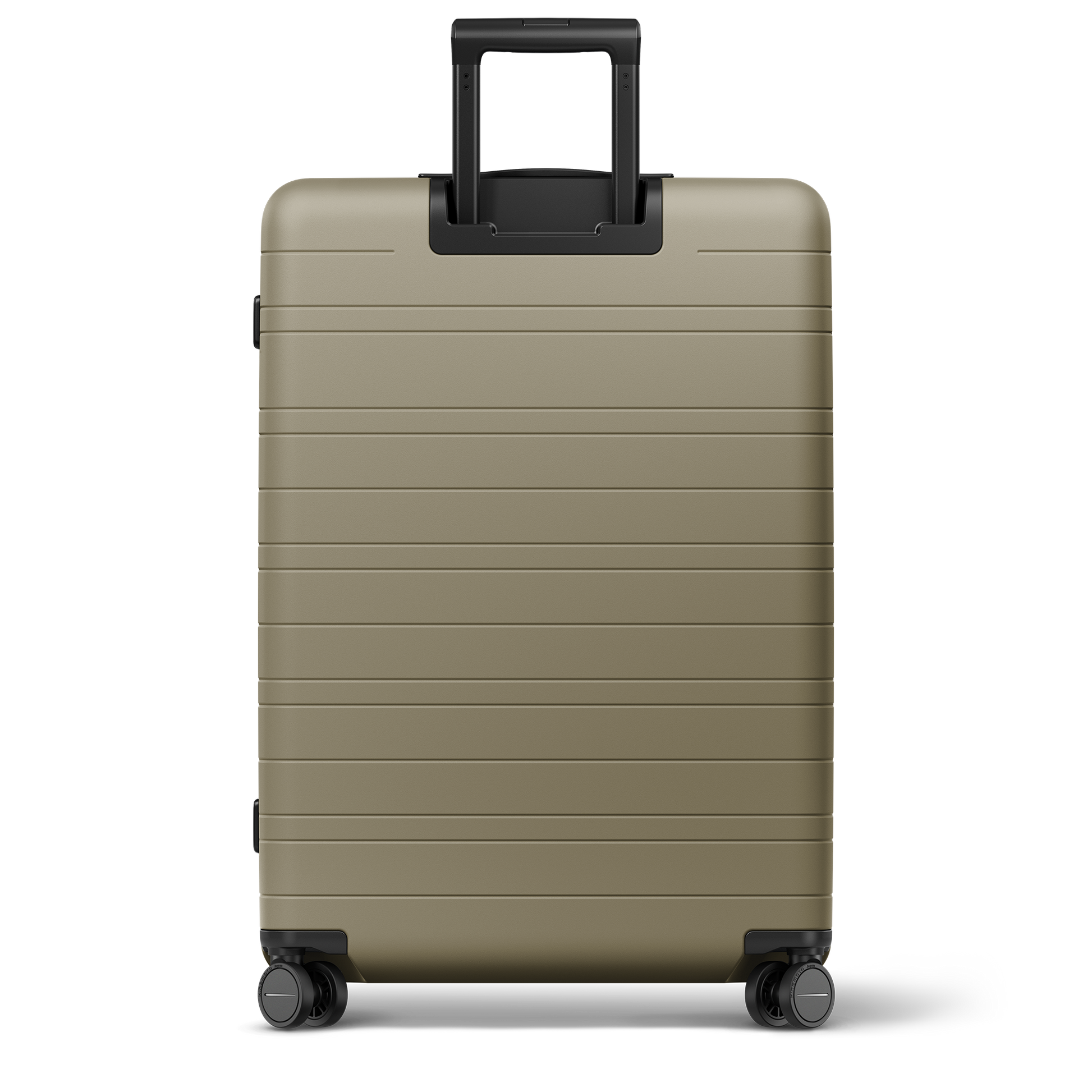 H7 GO großer Koffer Rückansicht mit Teleskopgriff