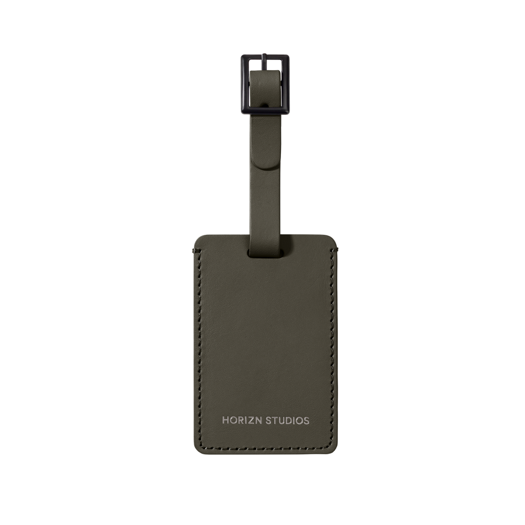 Luggage Tag / Dark Olive / Hi-Core