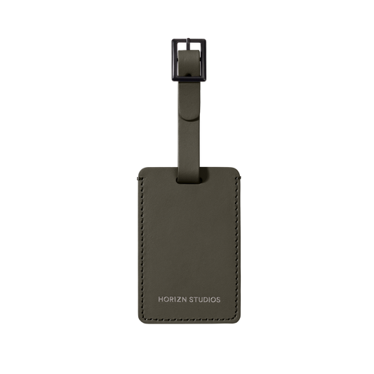 Luggage Tag / Dark Olive / Hi-Core