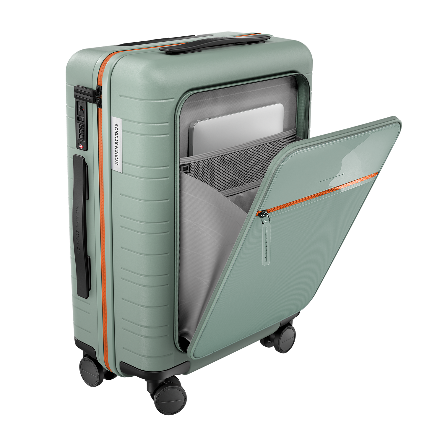 M5 / Marine Green / Neon Orange / Vegan Multi Shell / Cabin Size / Essential