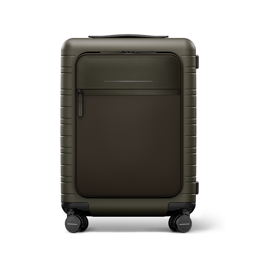 M5 / Dark Olive / Premium Multi Shell / Cabin Size with Front Pocket / Essential