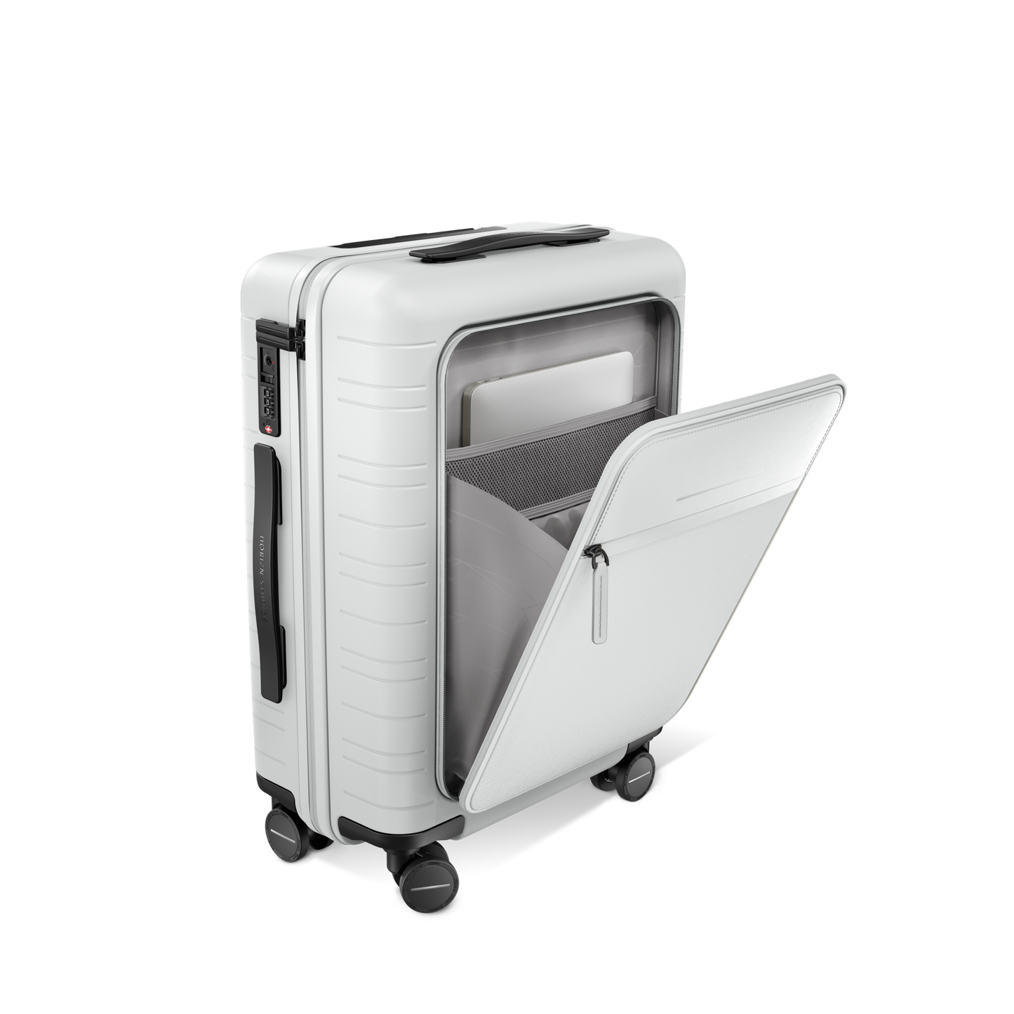 M5 / Light Quartz Grey / Premium Multi Shell / Cabin Size mit Fronttasche / Essential