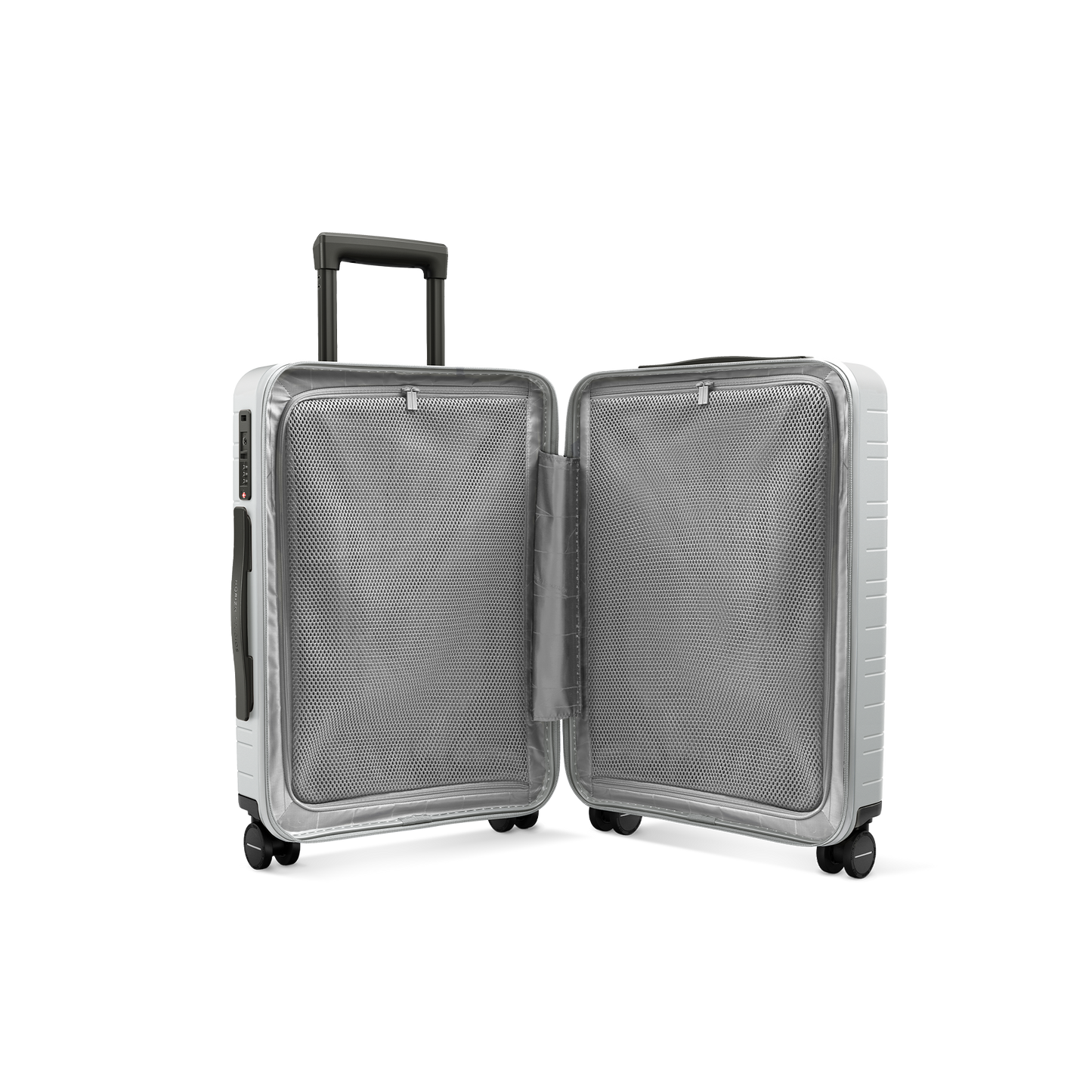 M5 / Light Quartz Grey / Premium Multi Shell / Cabin Size mit Fronttasche / Essential