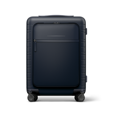 M5 / Night Blue / Vegan Multi Shell / Cabin Size mit Fronttasche / Pro