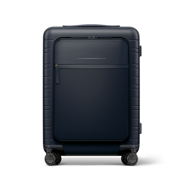 M5 / Night Blue / Vegan Multi Shell / Cabin Size mit Fronttasche / Pro