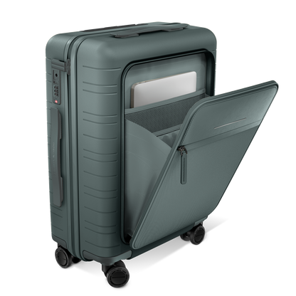 M5 / Pine Green / Premium Multi Shell / Cabin Size with Front Pocket / Pro