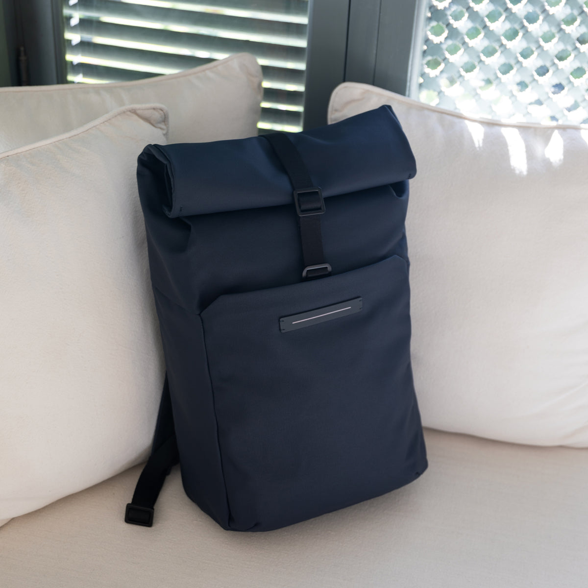 SoFo Rolltop Backpack X / Night Blue / Waxed Canvas