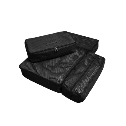 Packing Cubes / All Black / Polyester Lining