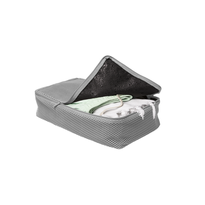 Packing Cube Light Quartz Grau Open - Horizn Studios