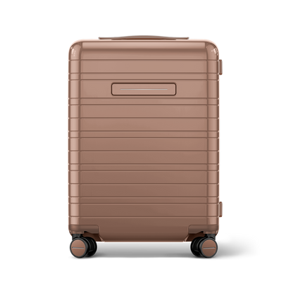 Koffer Glossy Braun Vorderseite - Hartschale Polycarbonat Leicht Robust - Horizn Studios