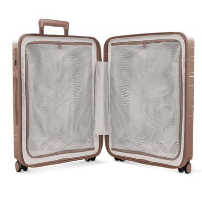 Koffer Glossy Braun Inside - Hartschale Polycarbonat Leicht Robust - Horizn Studios