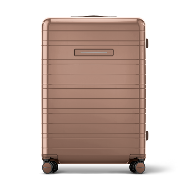 Glossy Mocha Luggage – Sustainable Style | RE Series – Horizn Studios Glossy Mocha Luggage – Sustainable Style | RE Series – Horizn Studios