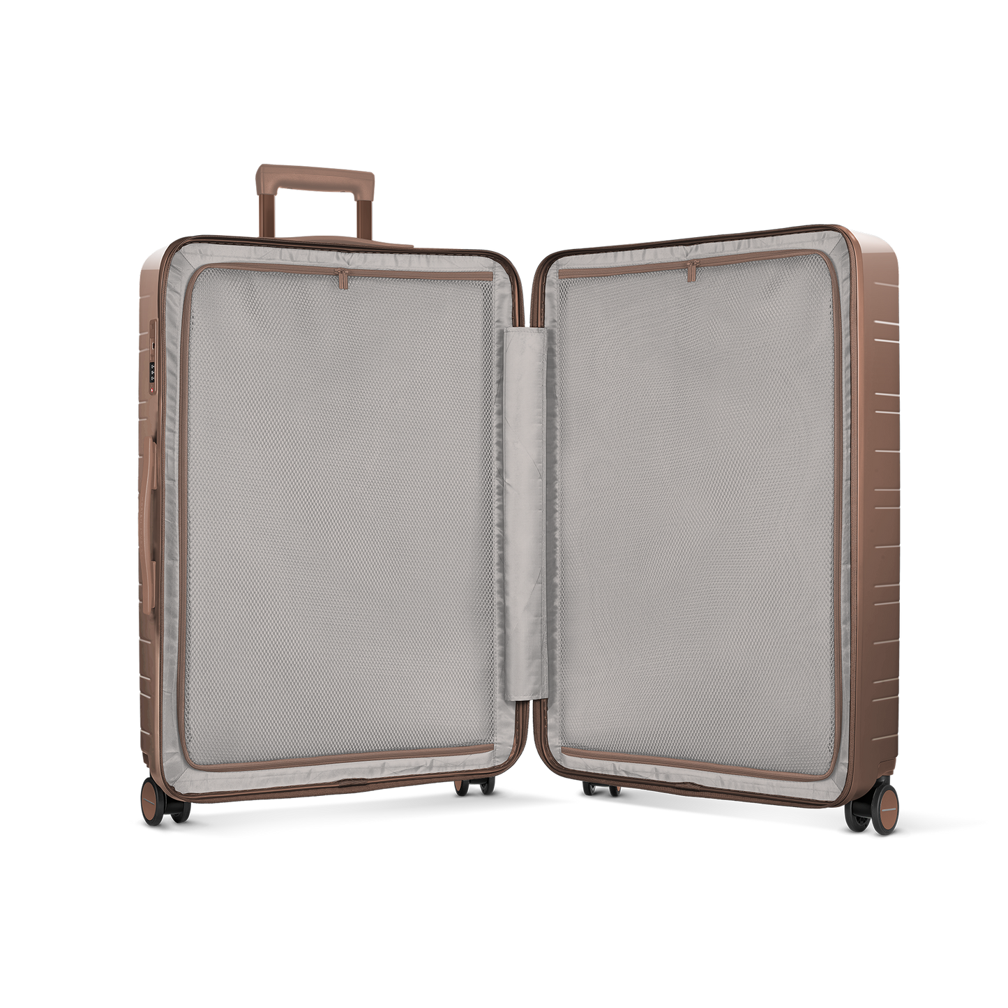 H7 / Glossy Mocha / Vegan Hard Shell / Check-In Size L / RE