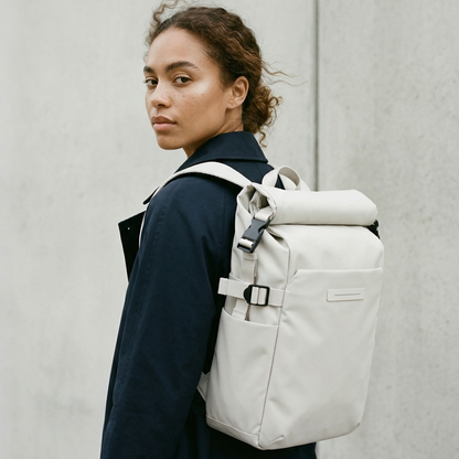 Shibuya Rolltop Backpack / Mocha / Recycled Nylon