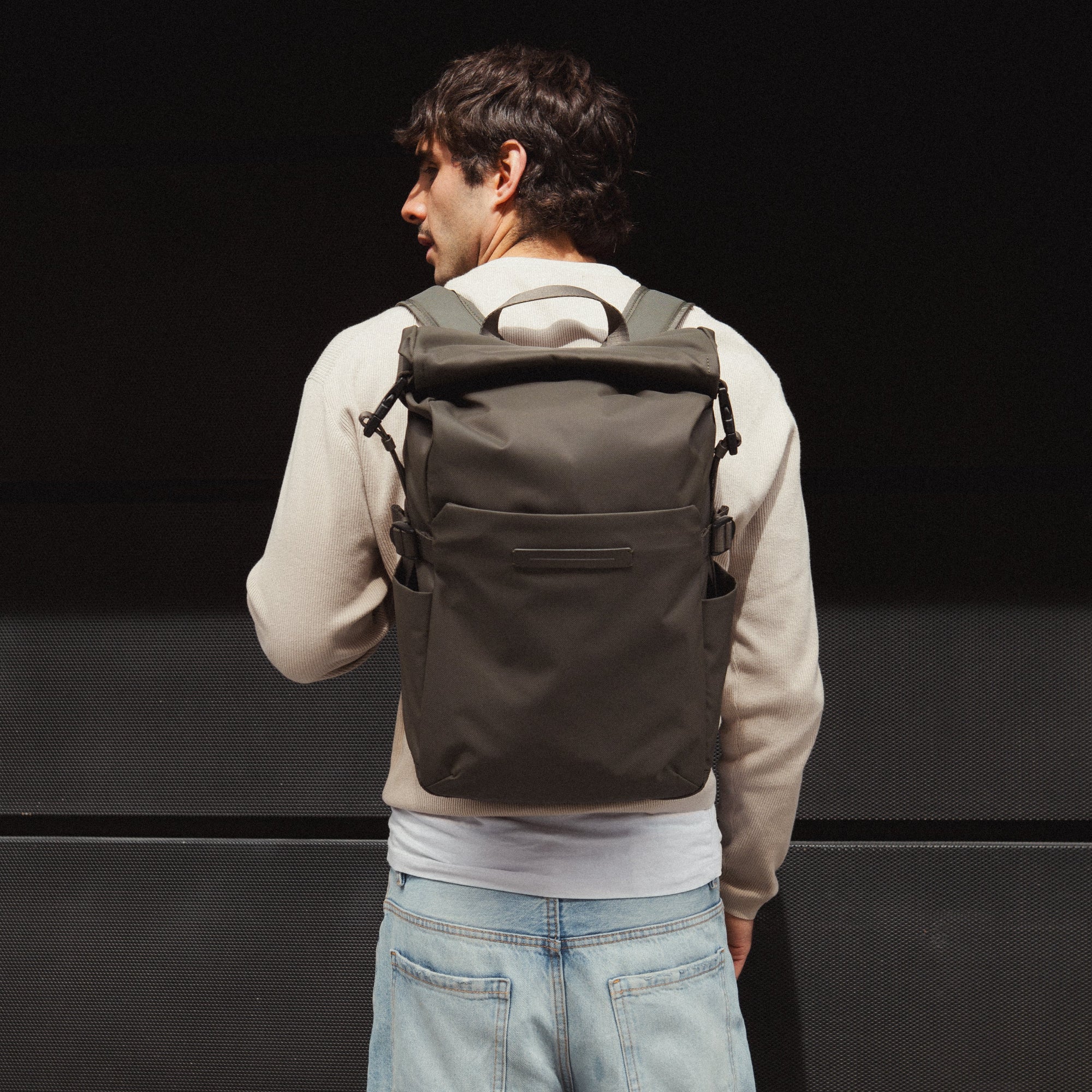 Shibuya Rolltop in Mocha – Lightweight Foldable Backpack | Horizn