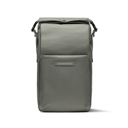 Shibuya Rolltop Rucksack Rucksack Grün Green Vorderseite Erweitert - Wasserabweisend Vegan Ergonomisch - Horizn Studios