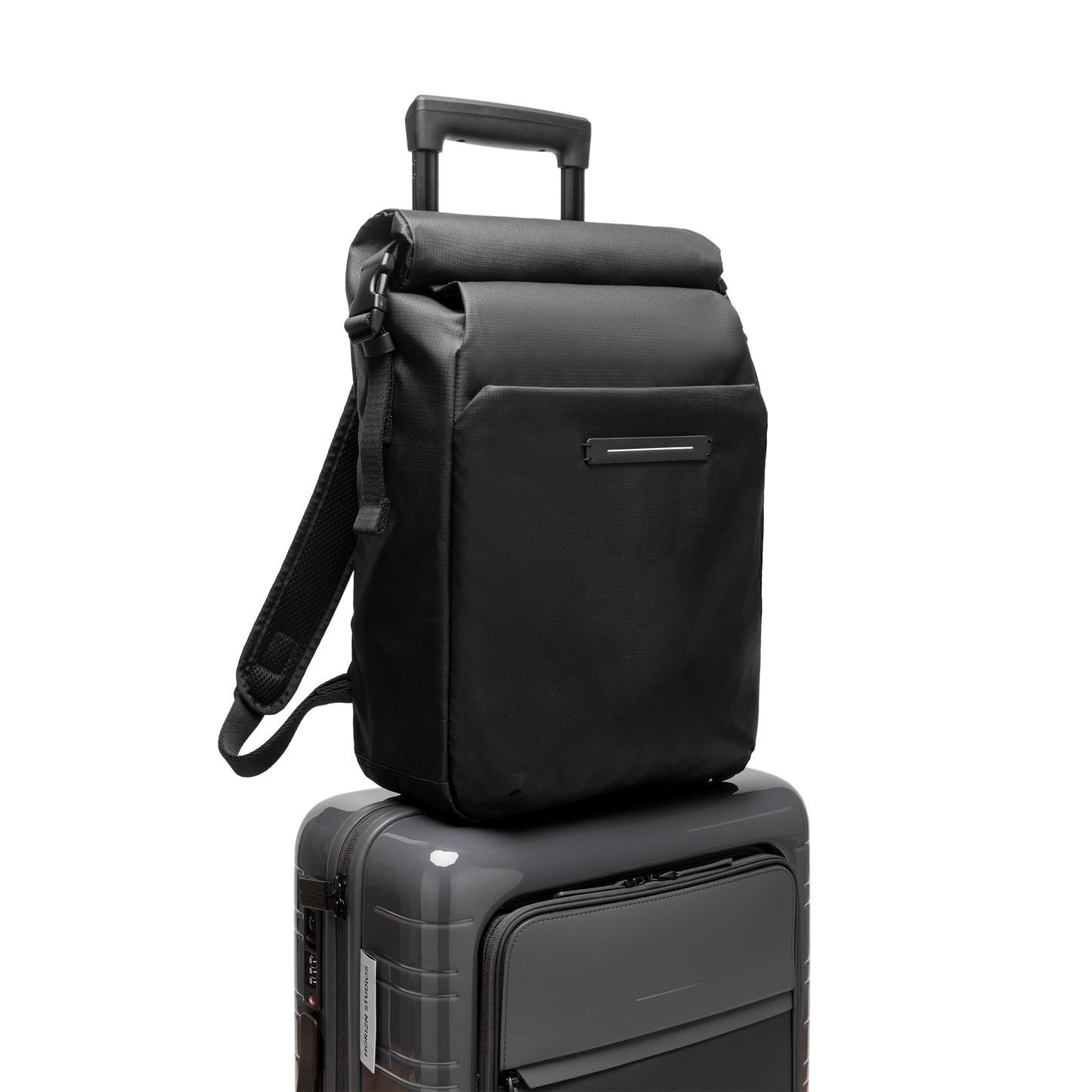 Shibuya Rolltop / All Black / rPET Ripstop