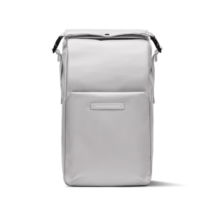 Shibuya Rolltop Rucksack Rucksack Light Quartz Grau Vorderseite Erweitert - Wasserabweisend Vegan Ergonomisch - Horizn Studios