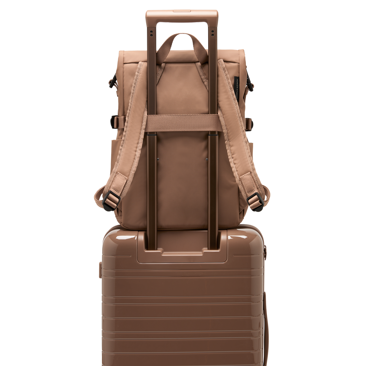 Shibuya Rolltop Rucksack Mocca Trolley - Wasserabweisend Vegan Ergonomisch - Horizn Studios