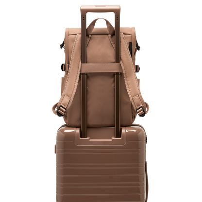 Shibuya Rolltop Rucksack Mocca Trolley - Wasserabweisend Vegan Ergonomisch - Horizn Studios