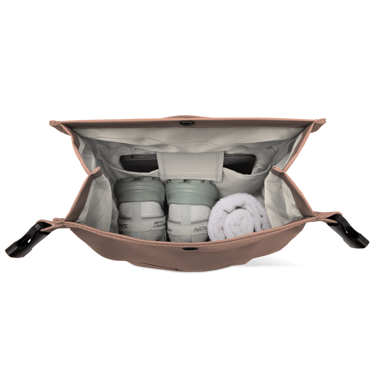 Shibuya Rolltop Rucksack Braun Hauptfach - Wasserabweisend Vegan Ergonomisch - Horizn Studios