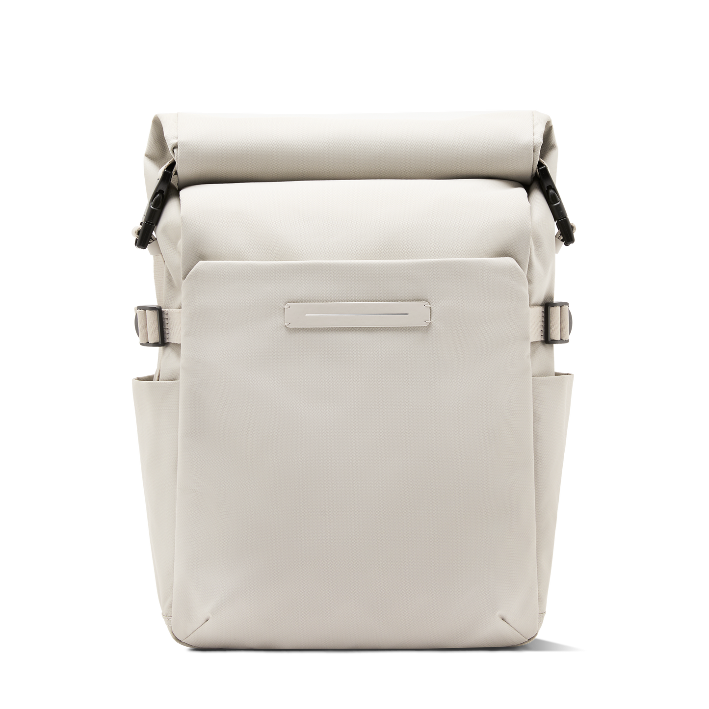 Shibuya Rolltop Rucksack Beige Vorderseite - Wasserabweisend Vegan Ergonomisch - Horizn Studios