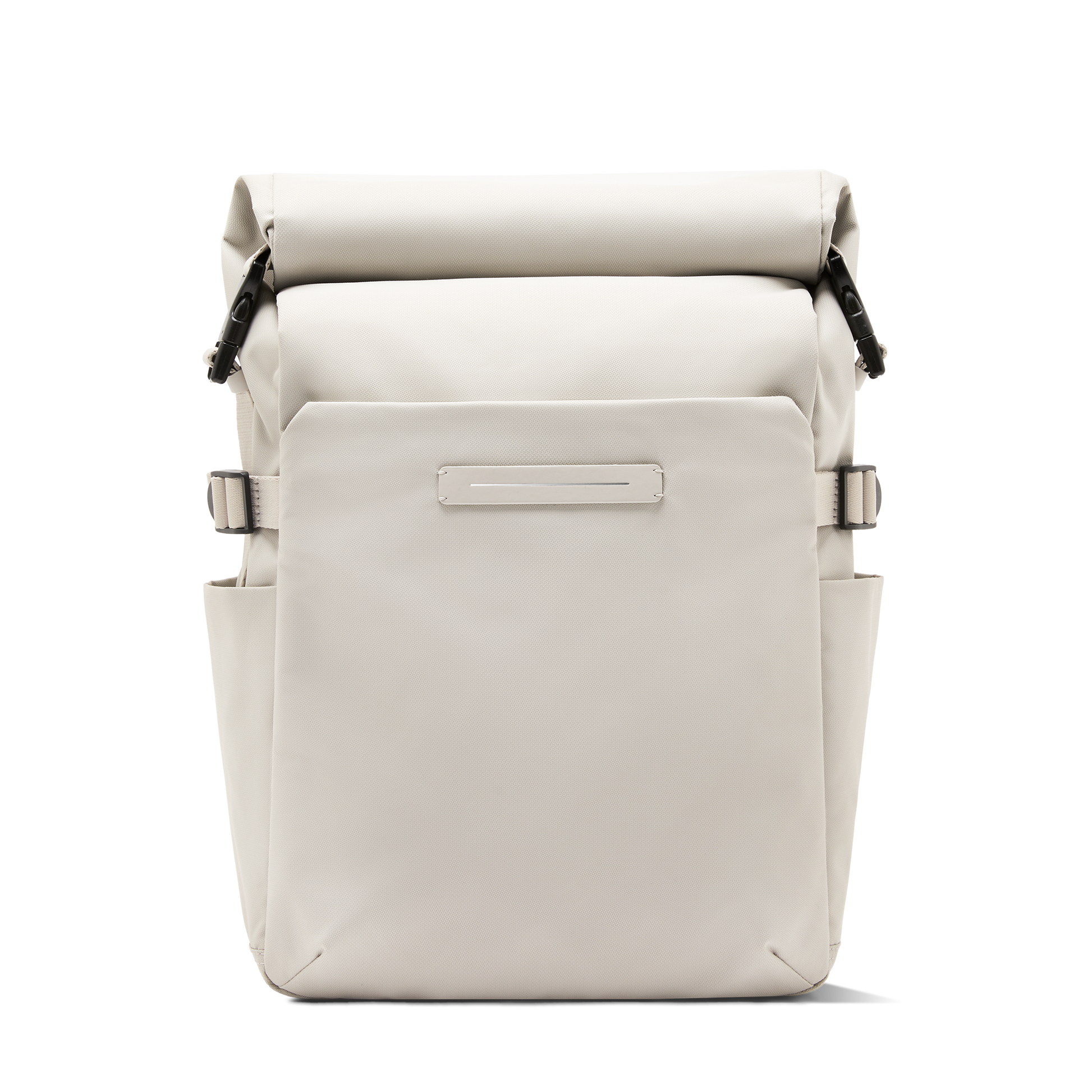 Shibuya Rolltop Rucksack Beige Vorderseite - Wasserabweisend Vegan Ergonomisch - Horizn Studios