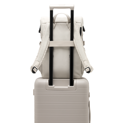Shibuya Rolltop Rucksack Beige Trolley - Wasserabweisend Vegan Ergonomisch - Horizn Studios