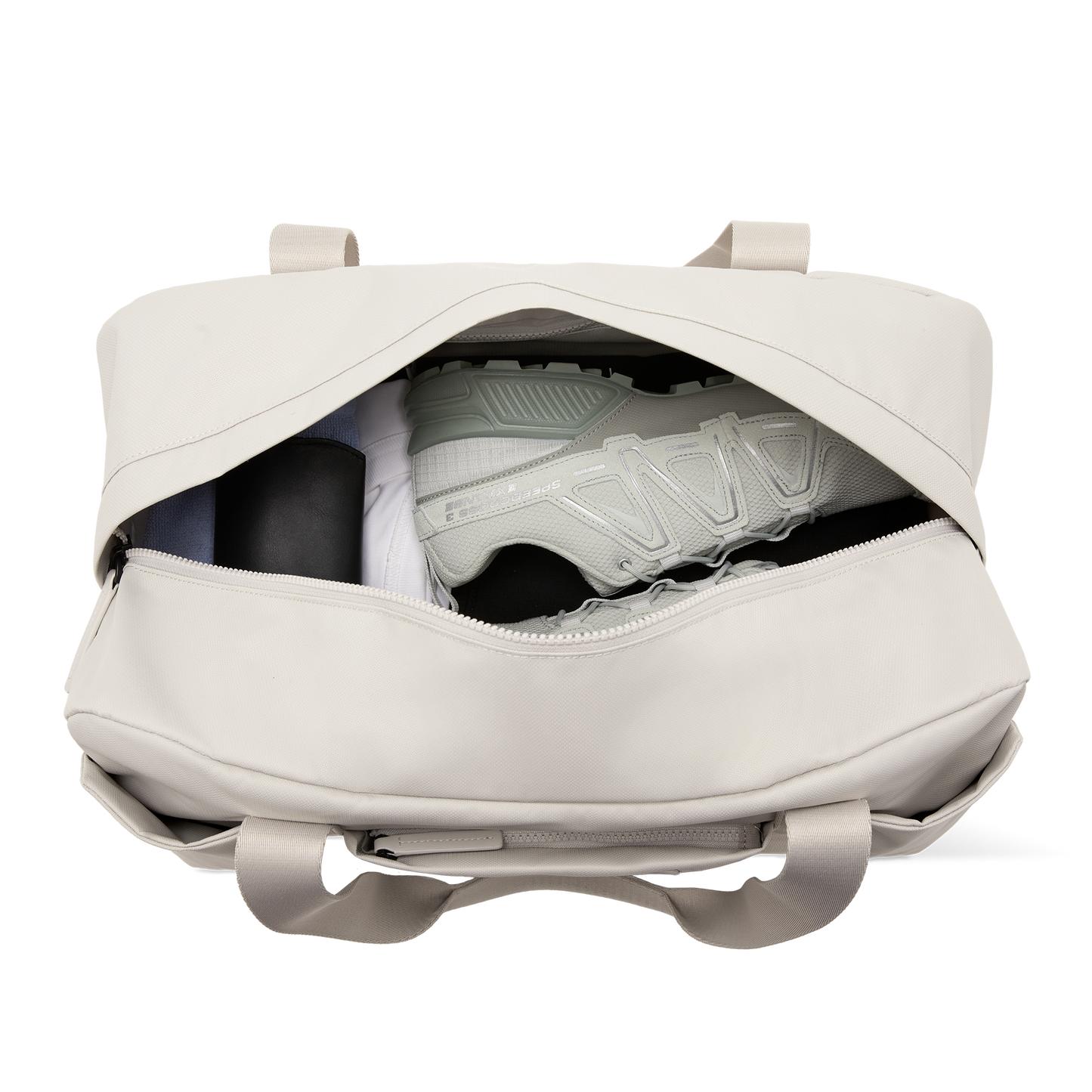 Shibuya Weekender Beige Hauptfach Innentasche - Wasserabweisend Funktional Stilvoll - Horizn Studios