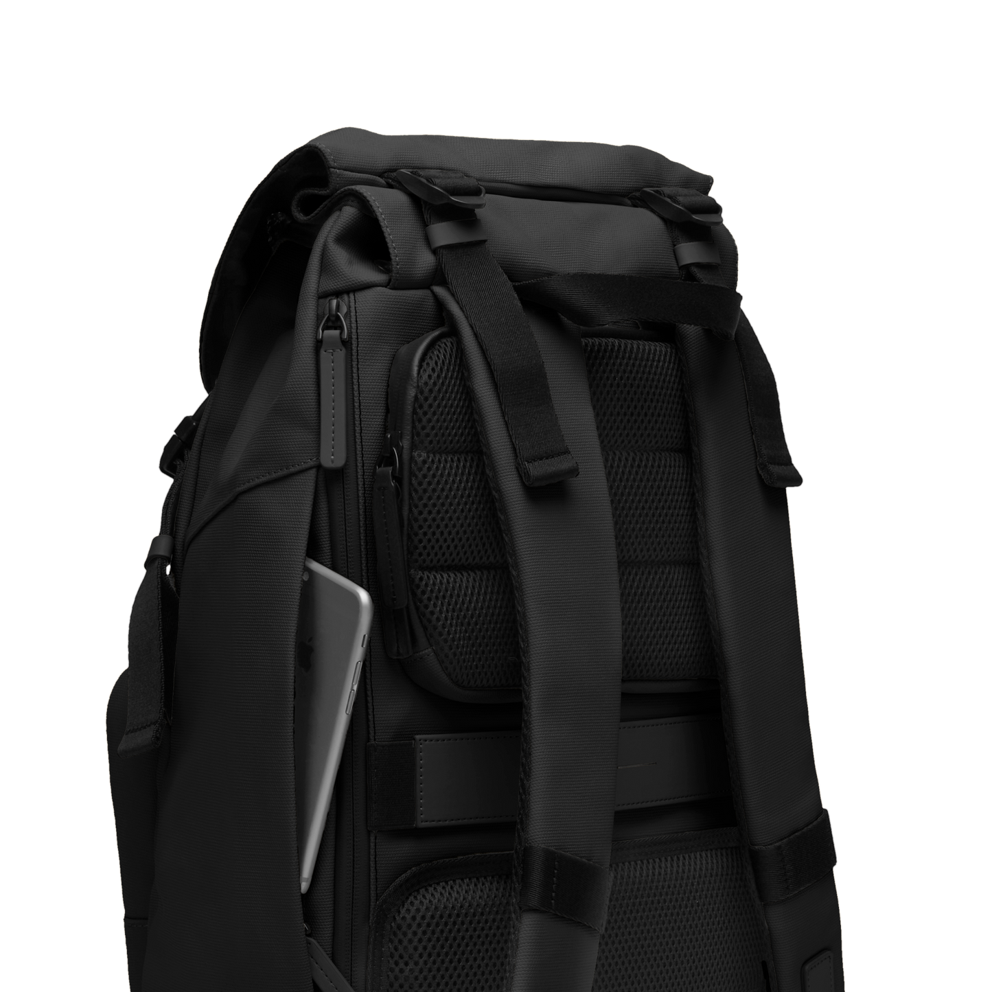 SoFo Backpack City / Black / Recycled Waxed Canvas