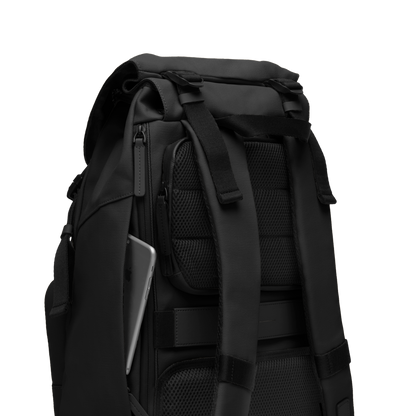 SoFo Backpack City / Black / Recycled Waxed Canvas