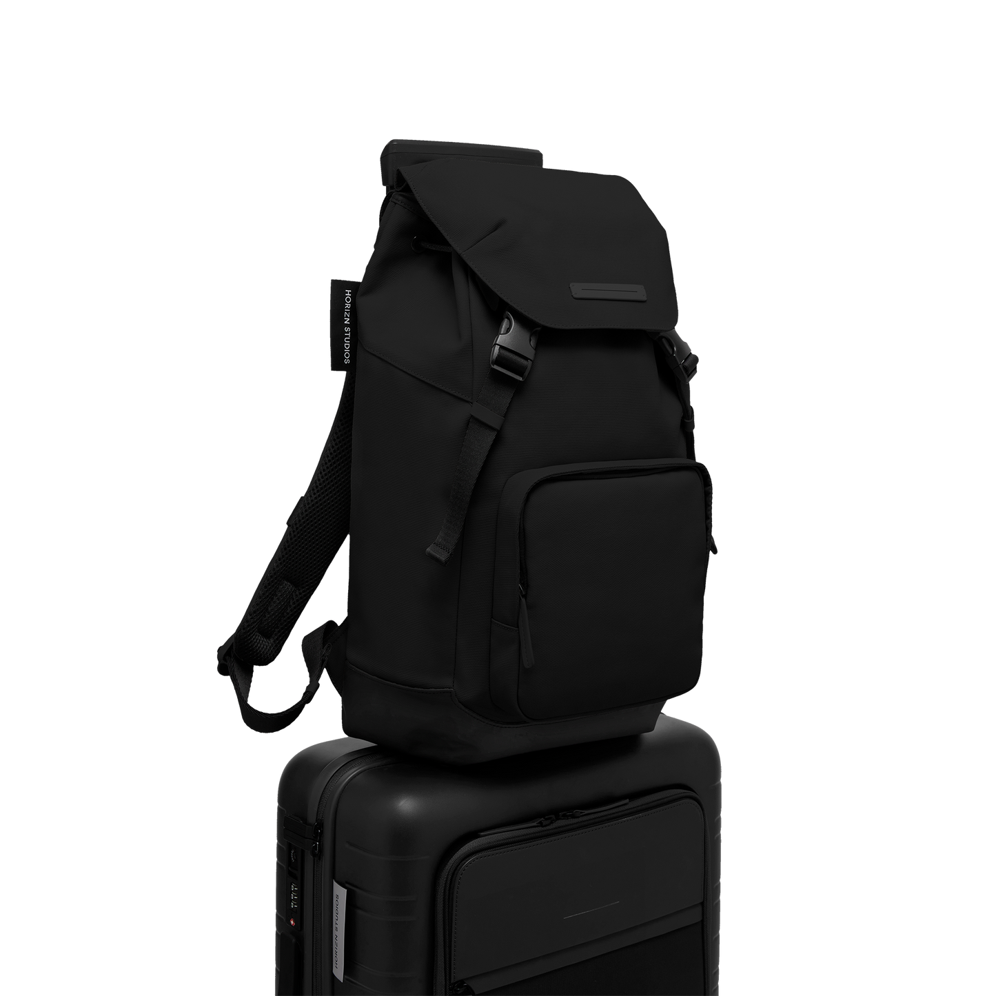 SoFo Backpack City / Black / Recycled Waxed Canvas