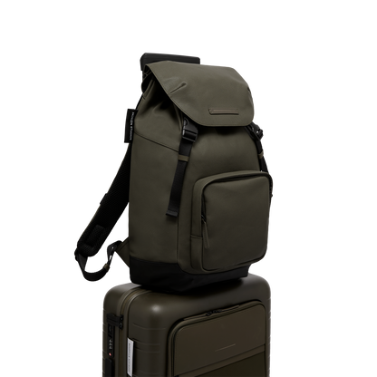 Sofo Rucksack City Darkolive Trolley - Wasserabweisend Vegan Ergonomisch - Horizn Studios