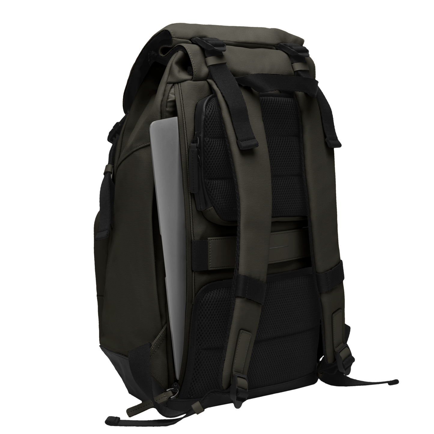 SoFo Backpack City / Dark Olive / Recycled Waxed Canvas