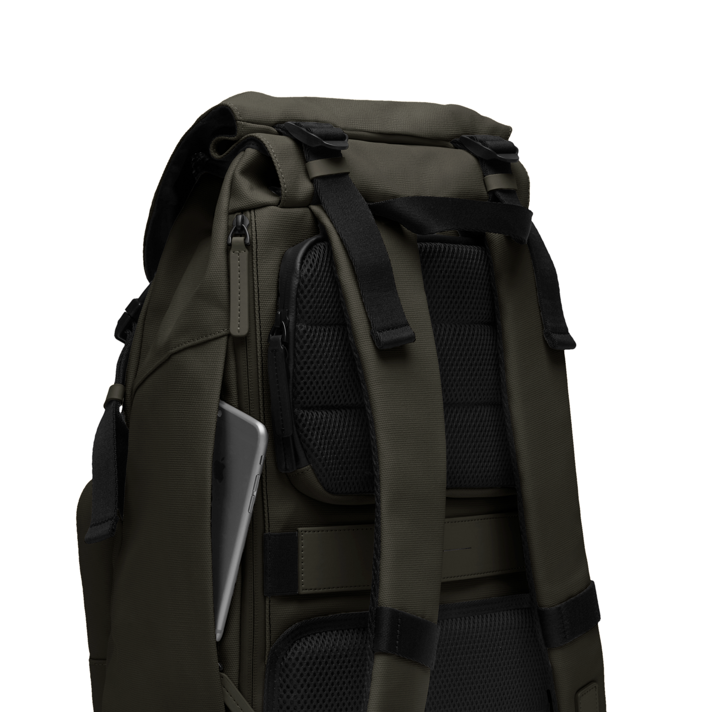 SoFo Backpack City / Dark Olive / Recycled Waxed Canvas