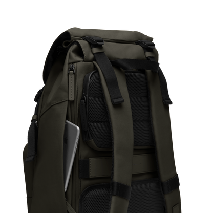 SoFo Backpack City / Dark Olive / Recycled Waxed Canvas