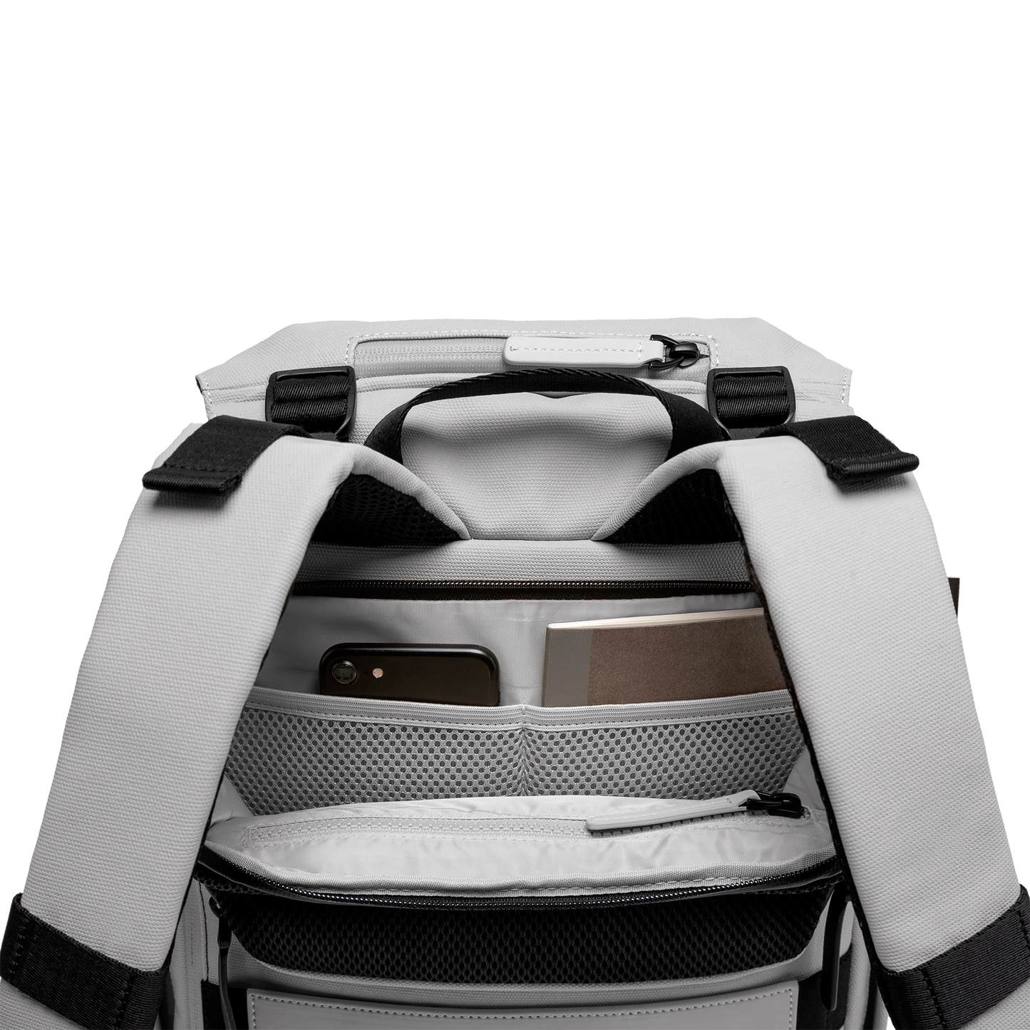 SoFo Backpack City / Light Quartz Grey / Recycled Waxed Canvas