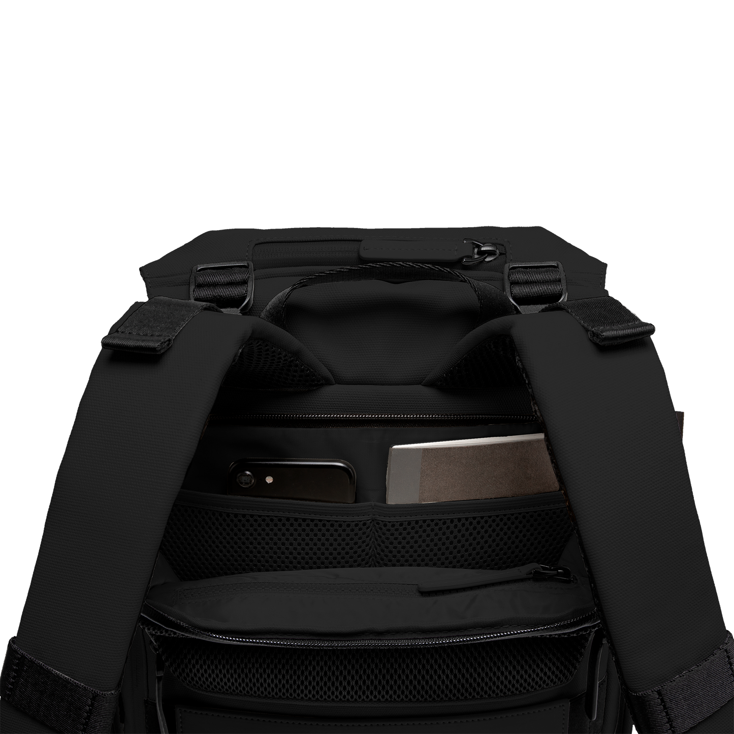 SoFo Backpack City / Black / Recycled Waxed Canvas