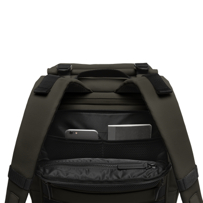 Sofo Rucksack Travel Grün Rückseite Pocket - Wasserabweisend Vegan Ergonomisch - Horizn Studios