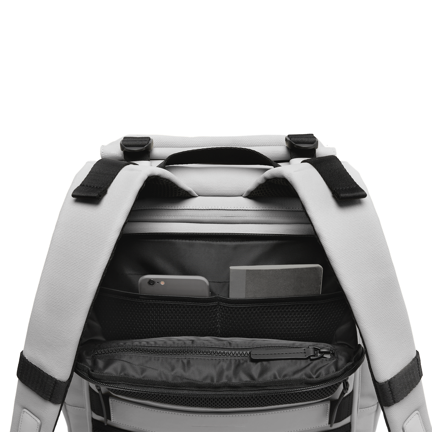 SoFo Backpack Travel / Light Quartz Grey / Recycled Waxed Canvas