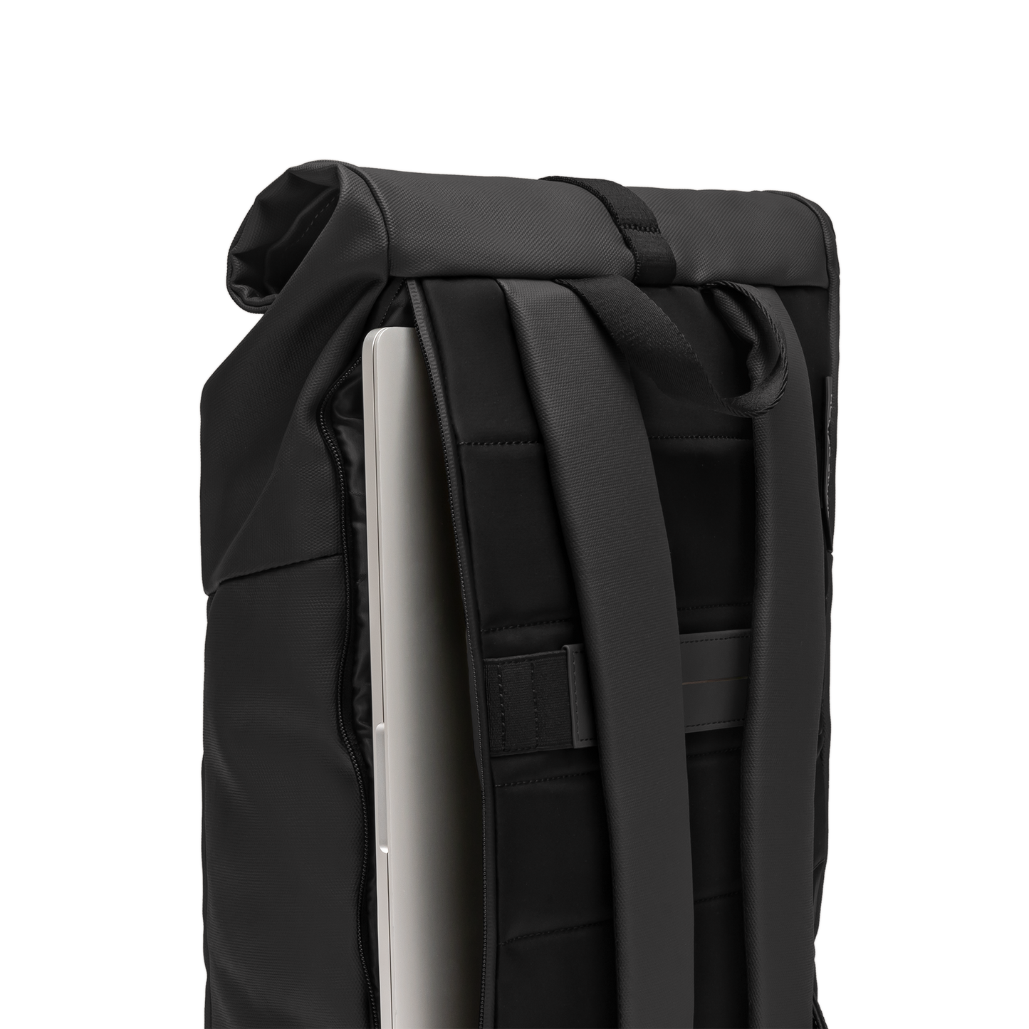 SoFo Rolltop Backpack X / All Black / Waxed Canvas