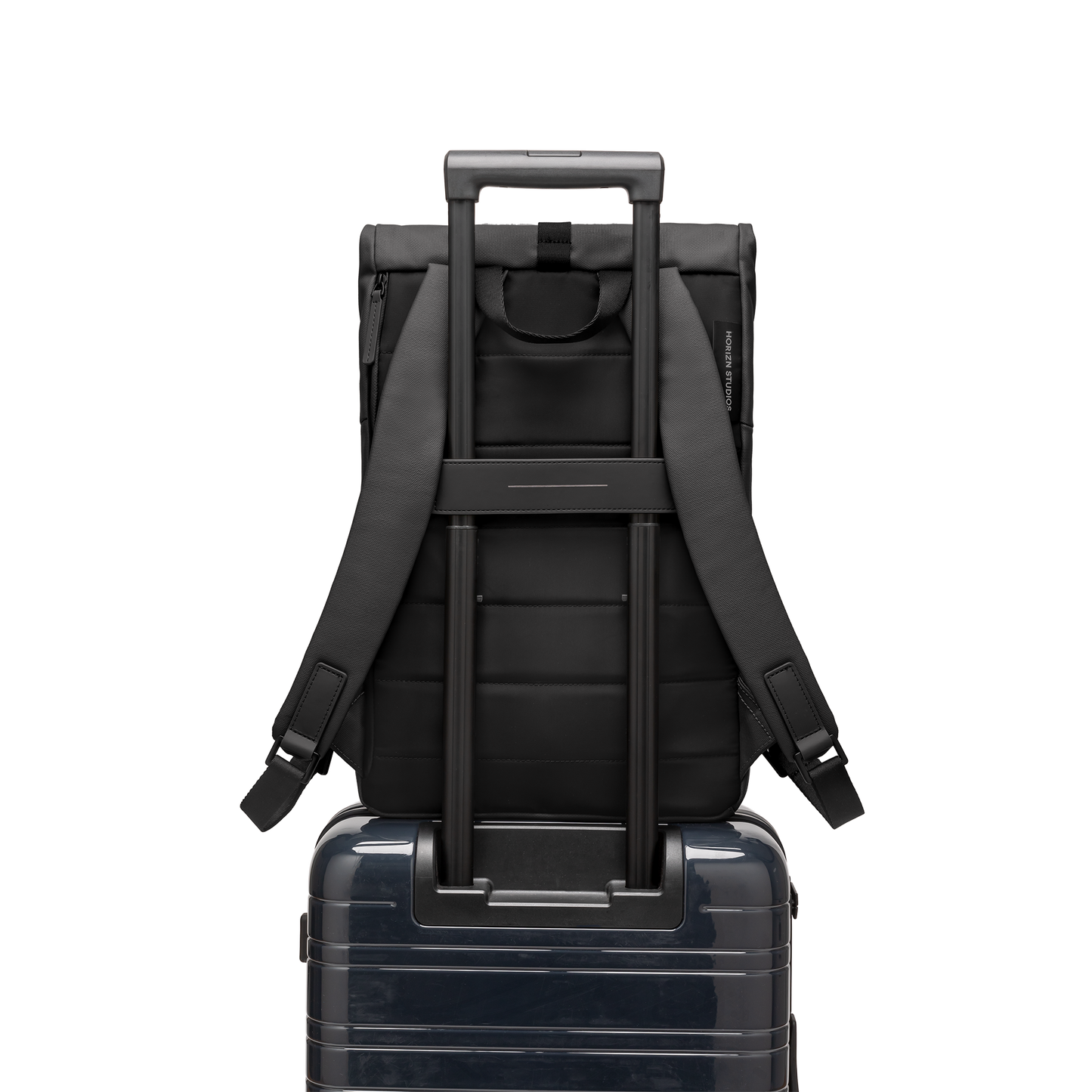 SoFo Rolltop Backpack X / All Black / Waxed Canvas