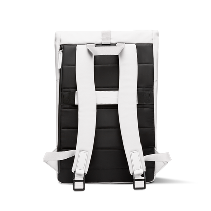 Sofo Rolltop Rucksack Rucksack Rucksack All Weiß Rückseite Acac - Wasserabweisend Vegan Ergonomisch - Horizn Studios