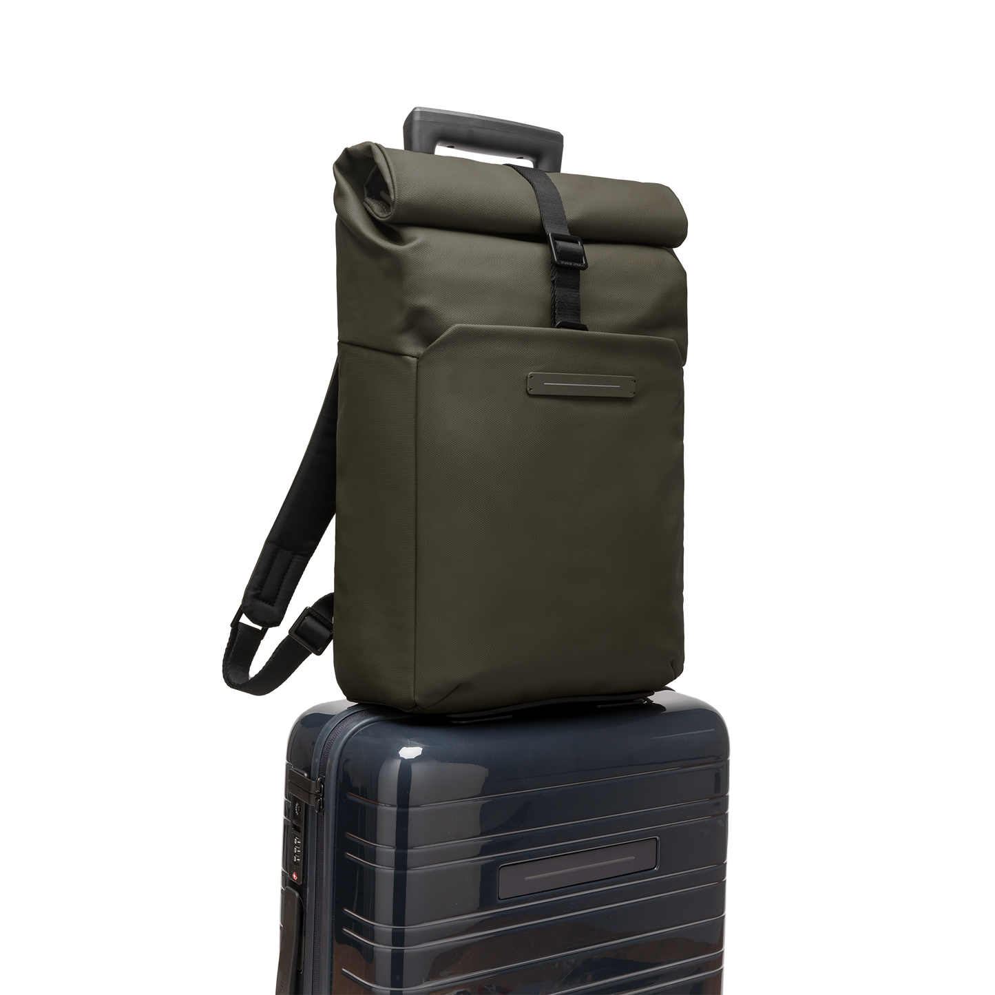 SoFo Rolltop Backpack X / Dark Olive / Waxed Canvas