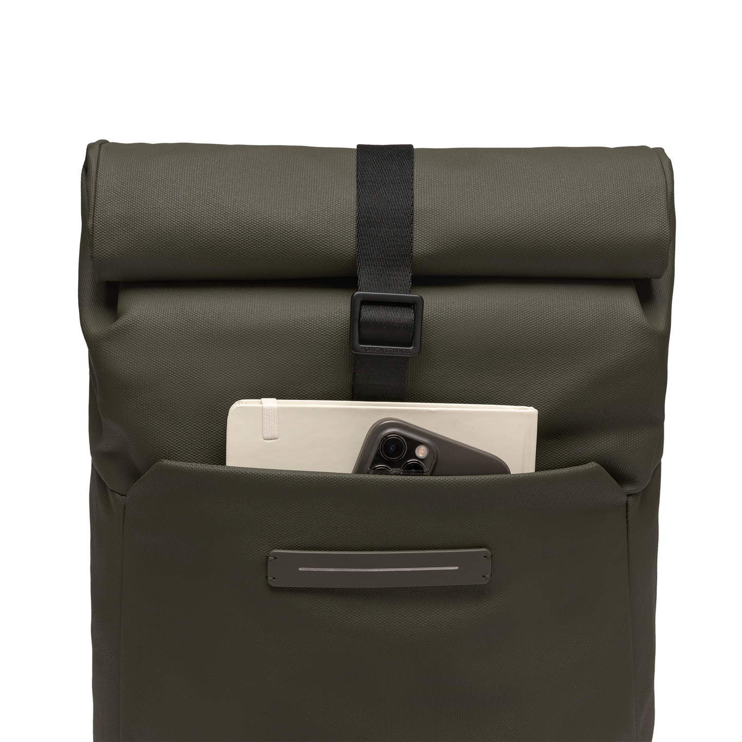 SoFo Rolltop Backpack X / Dark Olive / Waxed Canvas