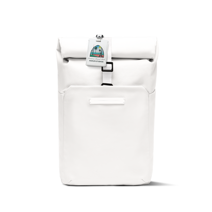 Sofo Rolltop Rucksack Rucksack Rucksack Tennis Edition Vorderseite - Wasserabweisend Vegan Ergonomisch - Horizn Studios