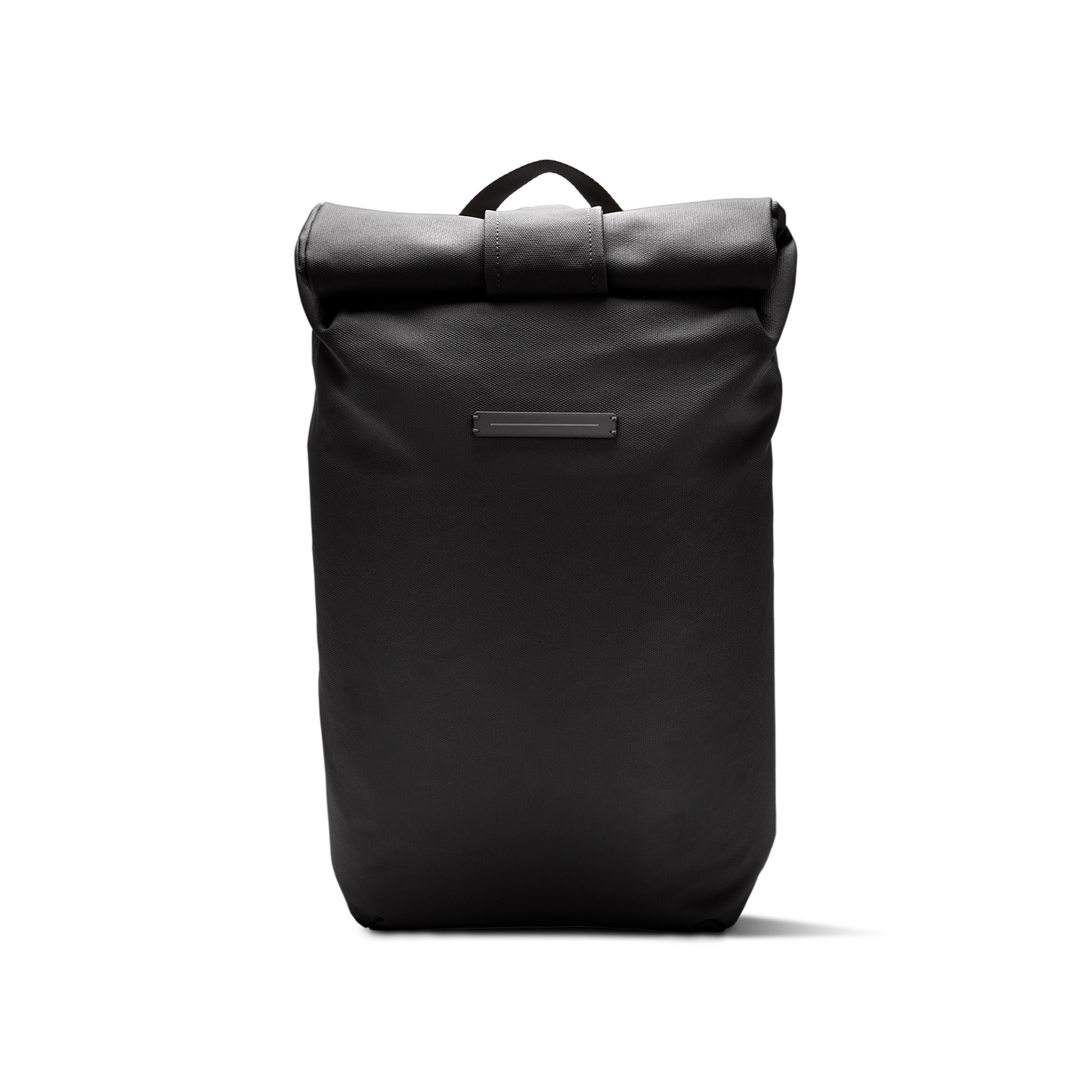 SoFo Rolltop Backpack / All Black / Recycled Cotton Canvas